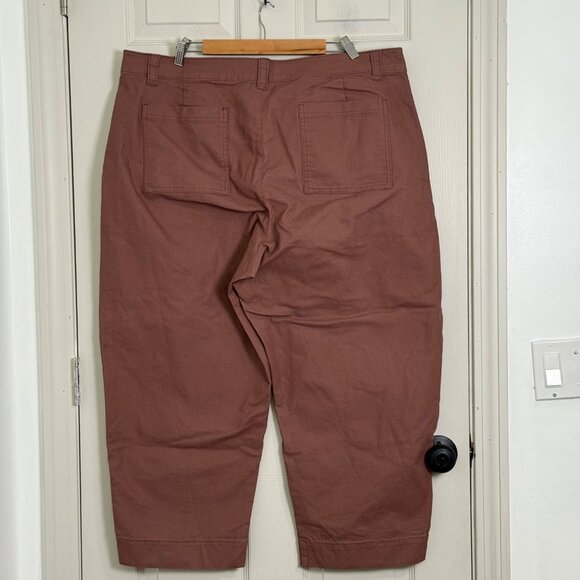 Old Navy Barrel Leg Jeans Womens 20 Plus Pink Relaxed Stretch Boho Chic Preppy - Picture 4 of 16